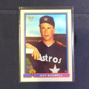 1991 BOWMAN Jeff Bagwell ROOKIE "ROTY" Astros #183 RARE Near Mint